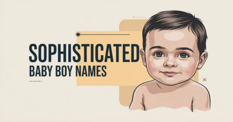160+ Sophisticated Baby Boy Names With Meanings