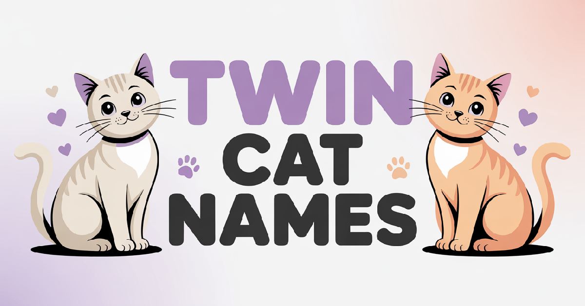 Twin Cat Names With Meanings