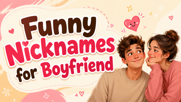120 Funny Nicknames for Boyfriend That Are Actually Cute