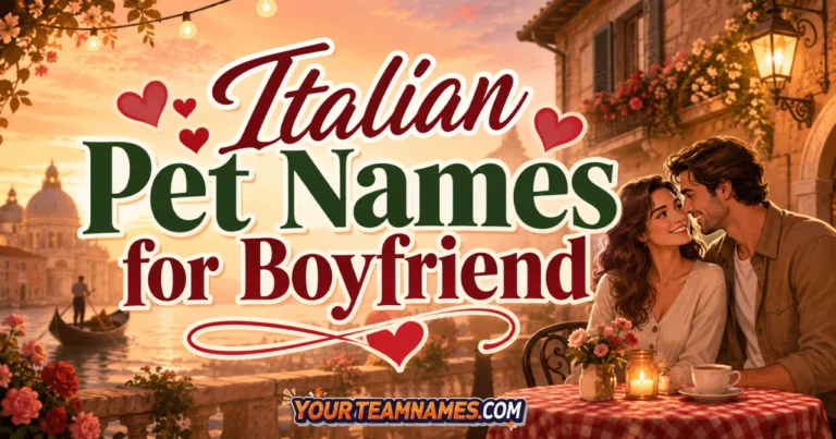 150+ Italian Pet Names for Boyfriend With Romantic and Charming Meanings
