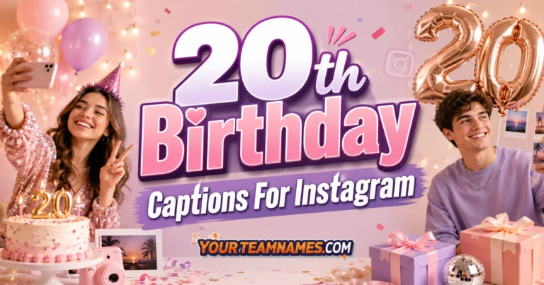 127+ 20th Birthday Captions For Instagram
