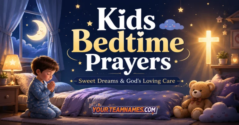 25+ Heartwarming Kids Bedtime Prayers for Sweet Dreams and God’s Care