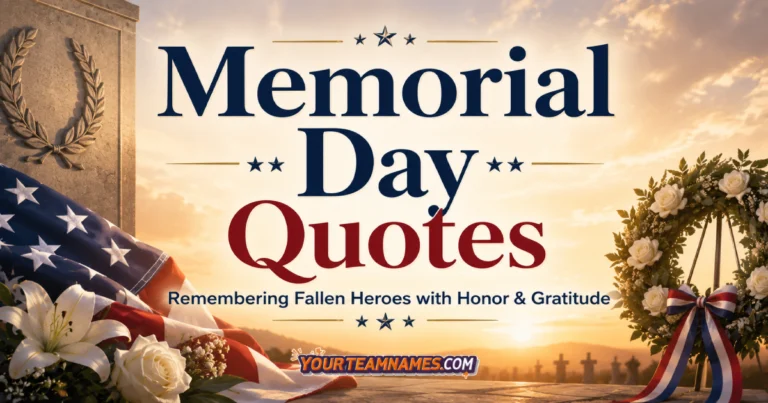 370+ Memorial Day Quotes to Remember Fallen Heroes with Honor and Gratitude