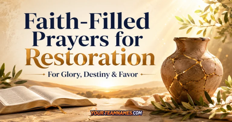 165+ Faith-Filled Prayers for Restoration of Glory, Destiny, and Favor with Supporting Bible Verses