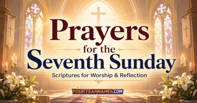 100+ Prayers for the Seventh Sunday with Scriptures for Worship and Reflection