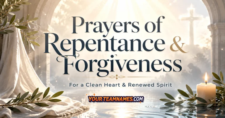 65+ Prayers of Repentance and Forgiveness for a Clean Heart and Renewed Spirit
