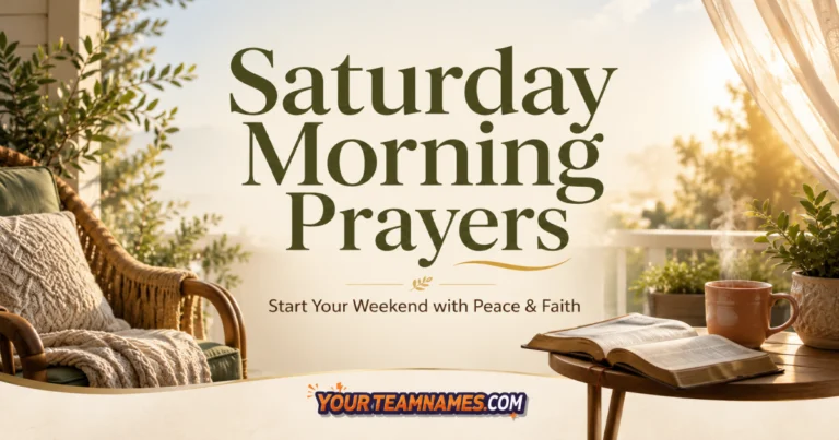 90+ Best Saturday Morning Prayers with Bible Verses for a Peaceful Weekend Start