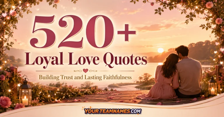 520+ Beautiful Loyal Love Quotes on Building Trust and Lasting Faithfulness