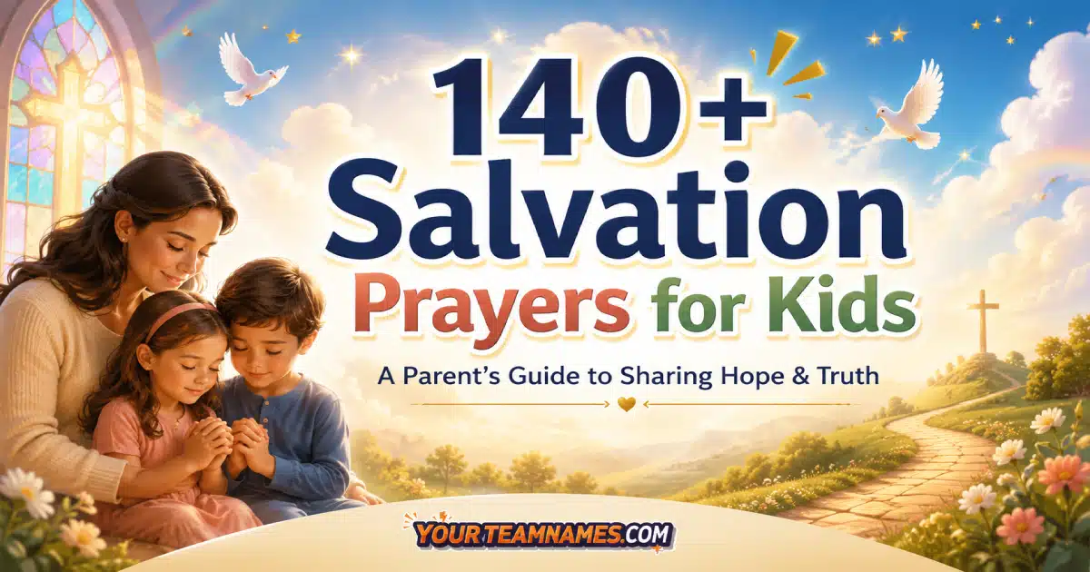 Gentle Salvation Prayers for Kids