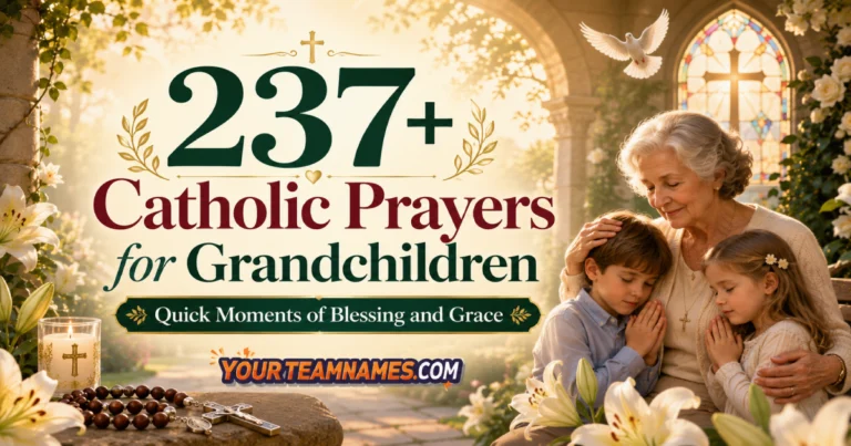 237+ Heartfelt Catholic Prayers for Grandchildren for Quick Moments of Blessing and Grace