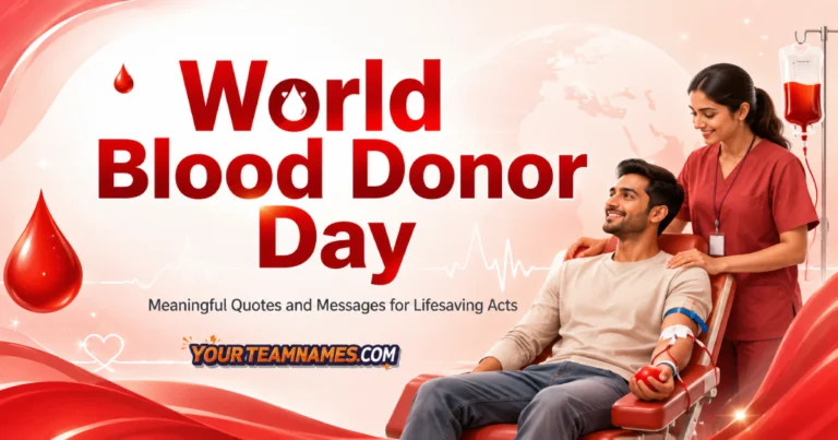 245+ Meaningful World Blood Donor Day Quotes, Slogans, Wishes and Messages to Promote Lifesaving Acts