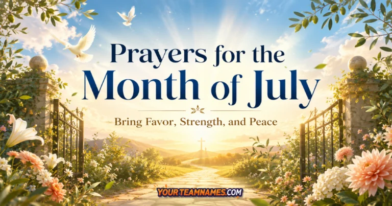325+ Powerful Prayers for the Month of July to Bring You Favor, Strength, and Peace