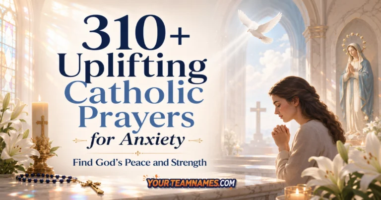 310+ Uplifting Catholic Prayers for Anxiety to Help You Find God’s Peace and Strength