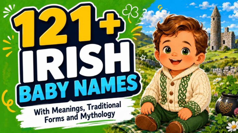 121+ Irish Baby Names with Meanings, Traditional Forms and Mythology