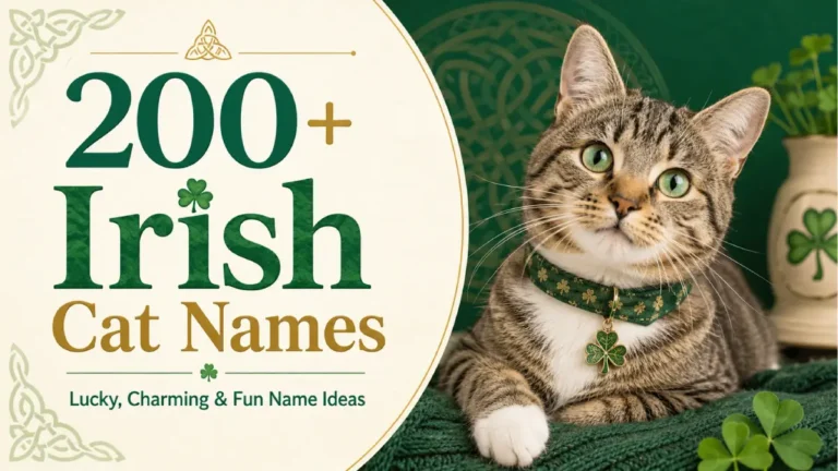 200+ Irish Cat Names With Celtic, Cute and Legendary Ideas