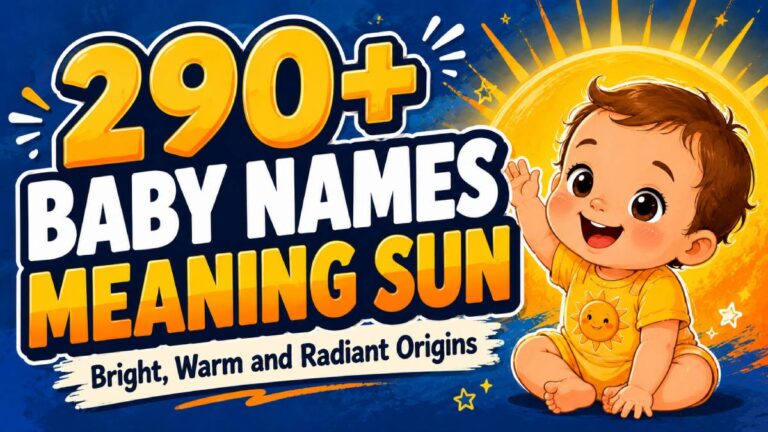 290+ Baby Names Meaning Sun with Bright, Warm and Radiant Origins
