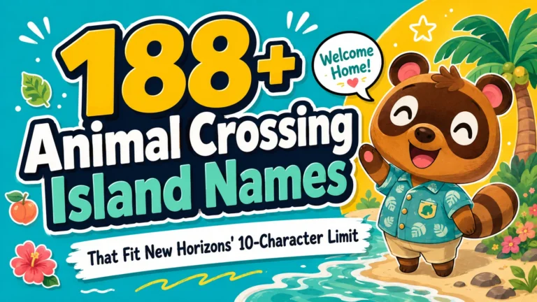 188+ Animal Crossing Island Names That Fit New Horizons’ 10-Character Limit
