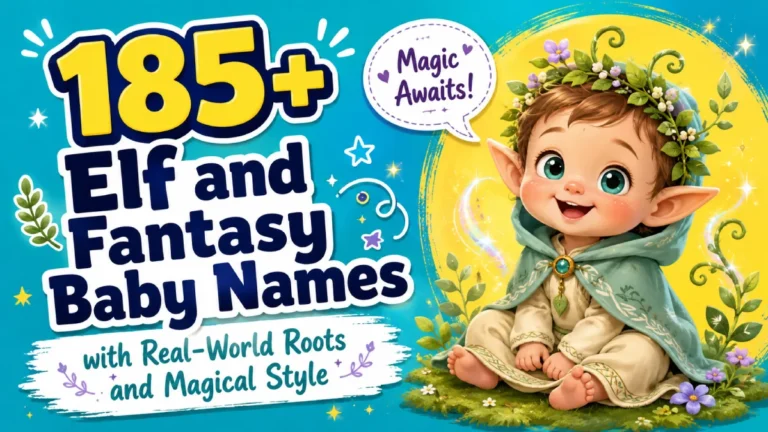 185+ Elf and Fantasy Baby Names with Real-World Roots and Magical Style