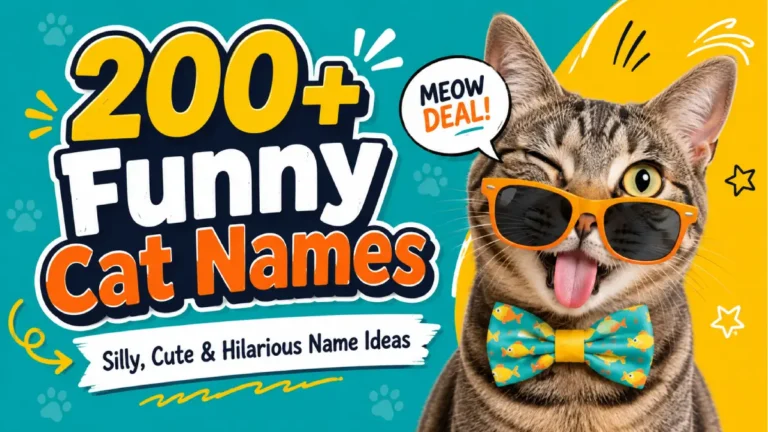 200+ Funny Cat Names That Are Cute, Clever and Ridiculous