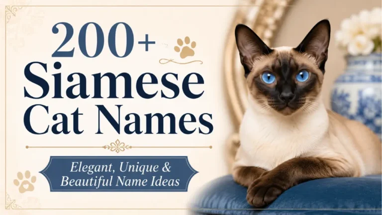 200+ Siamese Cat Names for Elegant, Blue-Eyed and Talkative Cats