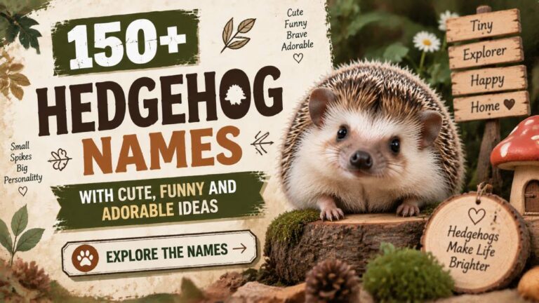 150+ Hedgehog Names with Cute, Funny and Adorable Ideas