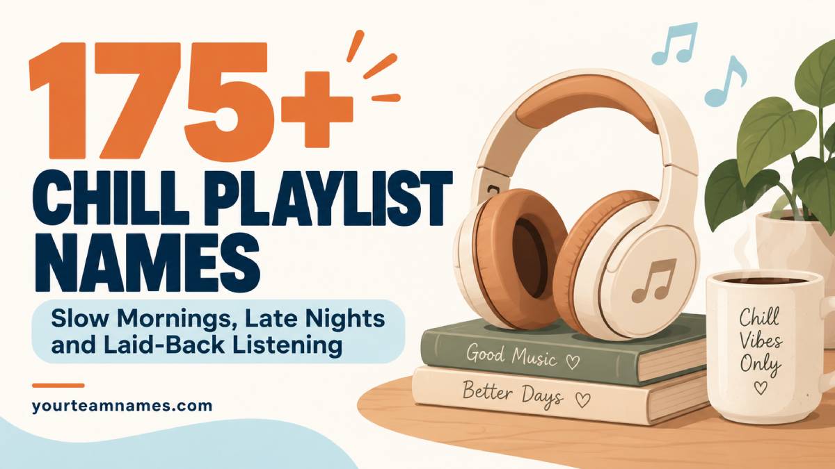 175+ Chill Playlist Names for Slow Mornings, Late Nights and Laid-Back Listening