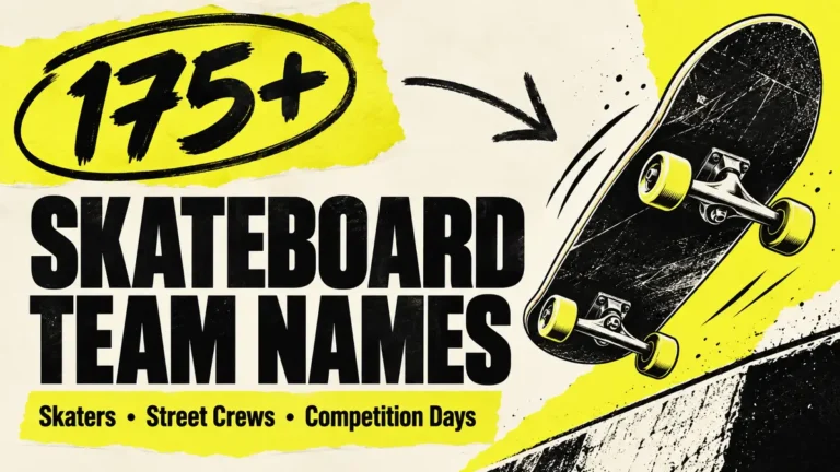175+ Skateboard Team Names for Skaters, Street Crews and Competition Days