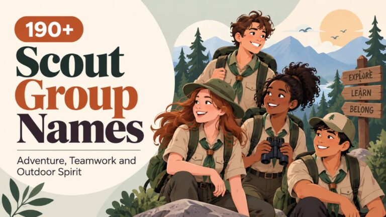 190+ Scout Group Names for Adventure, Teamwork and Outdoor Spirit