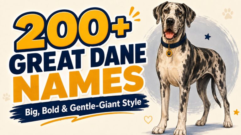 200+ Great Dane Names with Big, Bold and Gentle-Giant Style