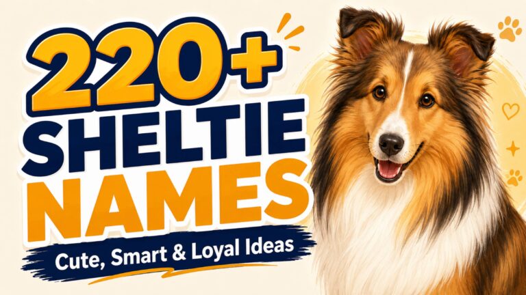 220+ Sheltie Names with Cute, Smart and Loyal Ideas