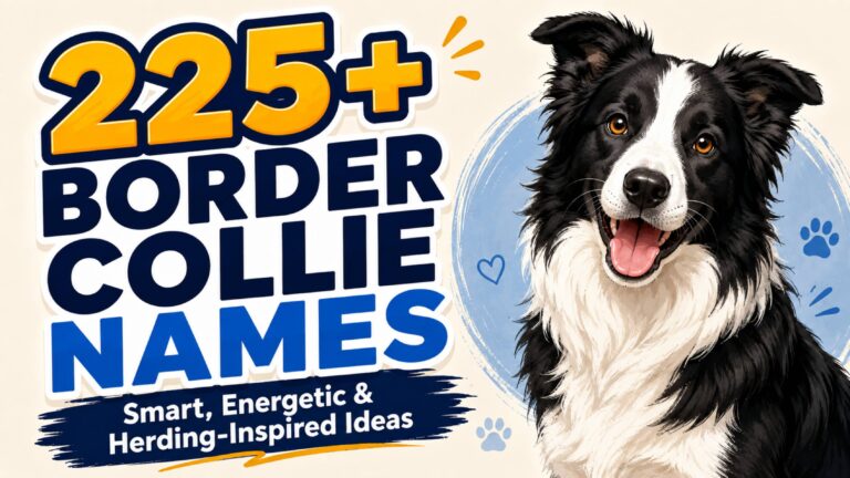 225+ Border Collie Names with Smart, Energetic and Herding-Inspired Ideas