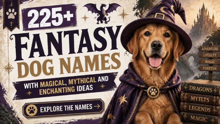 225+ Fantasy Dog Names with Magical, Mythical and Enchanting Ideas
