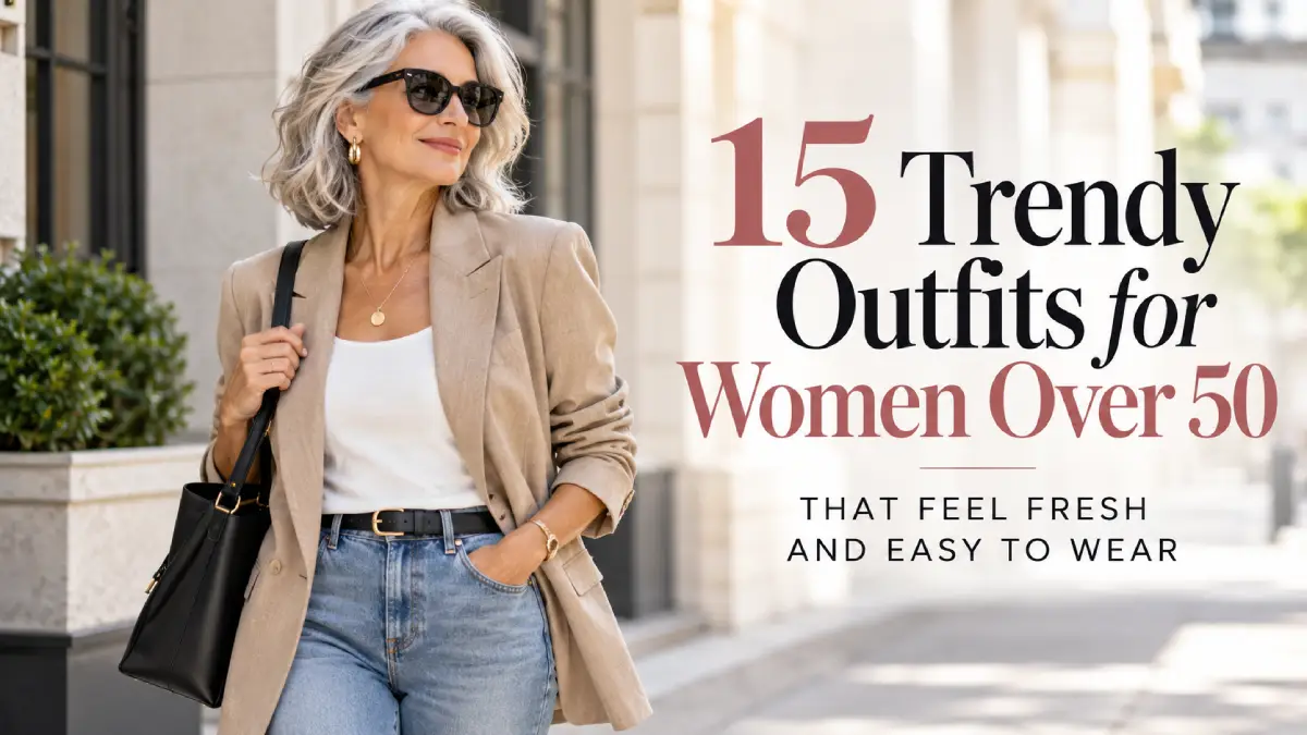 trendy outfits for women over 50